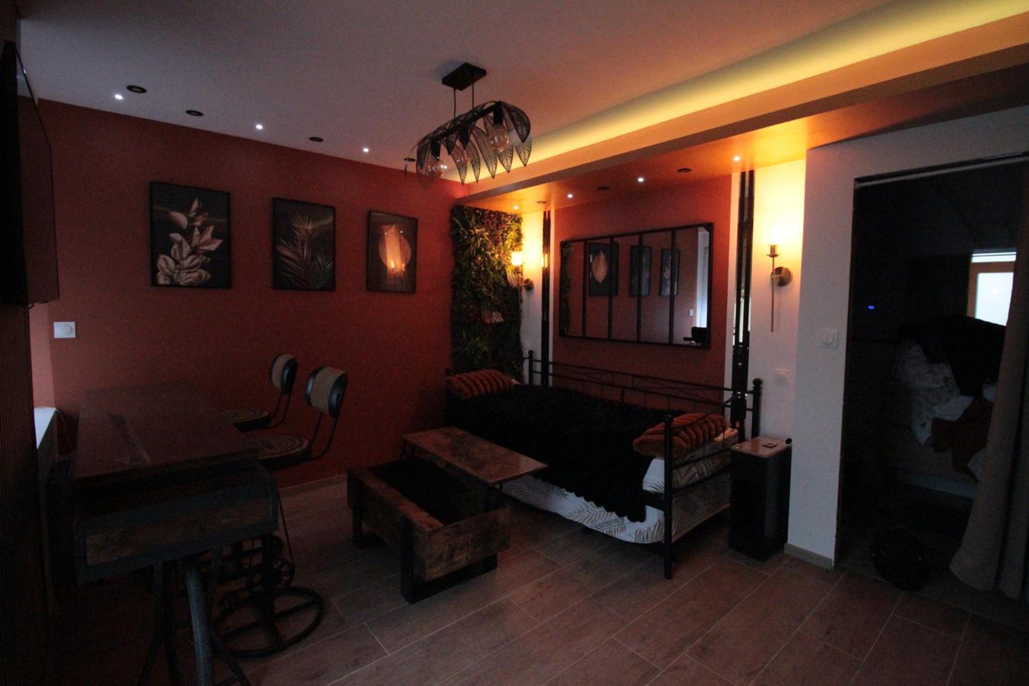 Luxury Studio, Rez De Chaussee, Parking Prive Video Surveillance, Canape Haute Qualite Convertible Couchage 2 Personnes, Centre Ville Proche, Restaurant, Boulangerie 2 Minutes A Pied, Terrasse - 800Metre Carre De Terrain - Gere Par Presta-Zen'Service Верден-сюр-Мёз Экстерьер фото